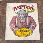 1980s Greg Irons Tattoo Convention Print on Fabric | 1980