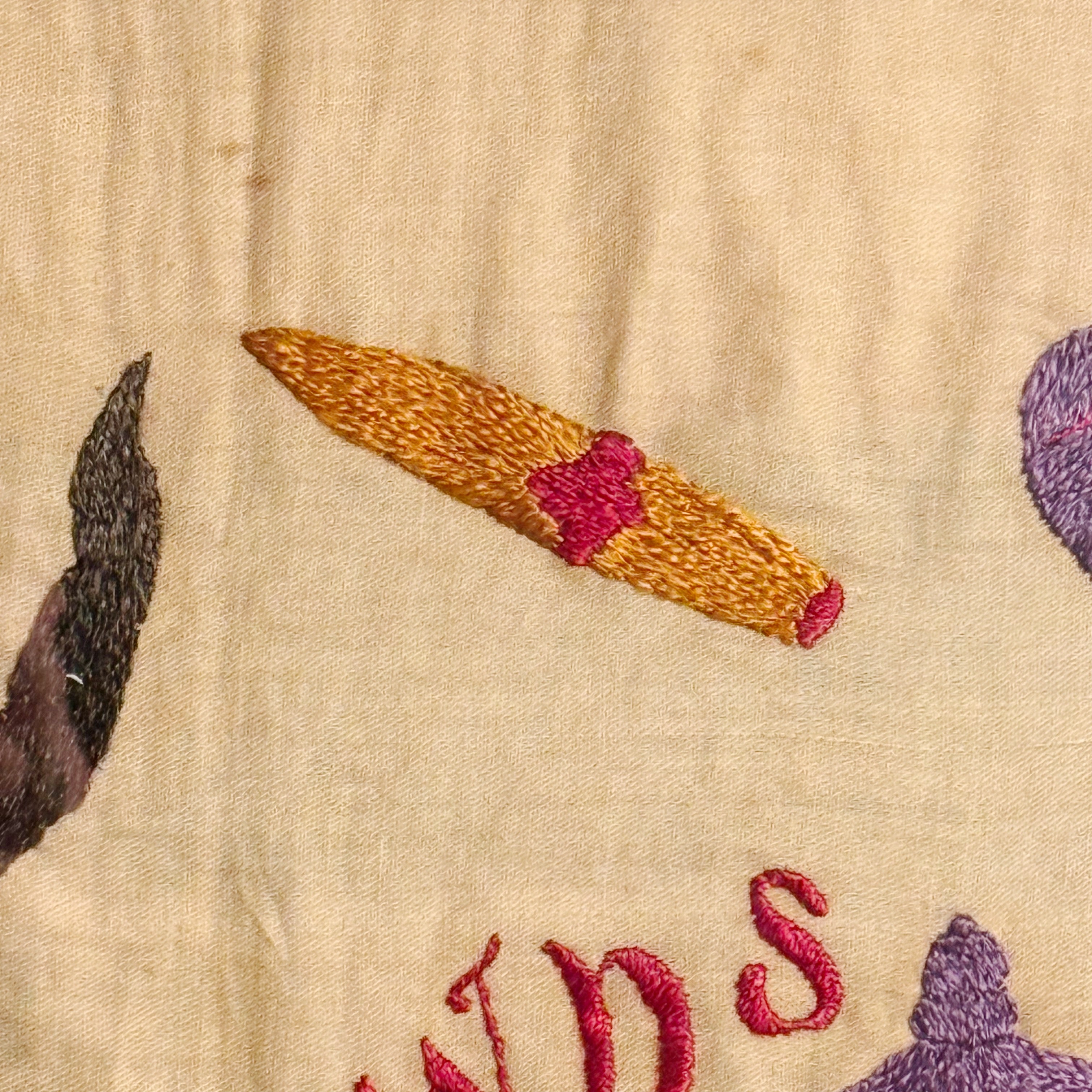 Antique Textile Folk Art by Sailor or Tramp | Vices Gambling