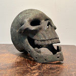 Benin Bronze Skull with Macabre Grin | Early 20th Century