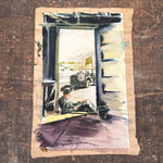 WW2 Painting of Soldier in the Sun | Cleveland Art School