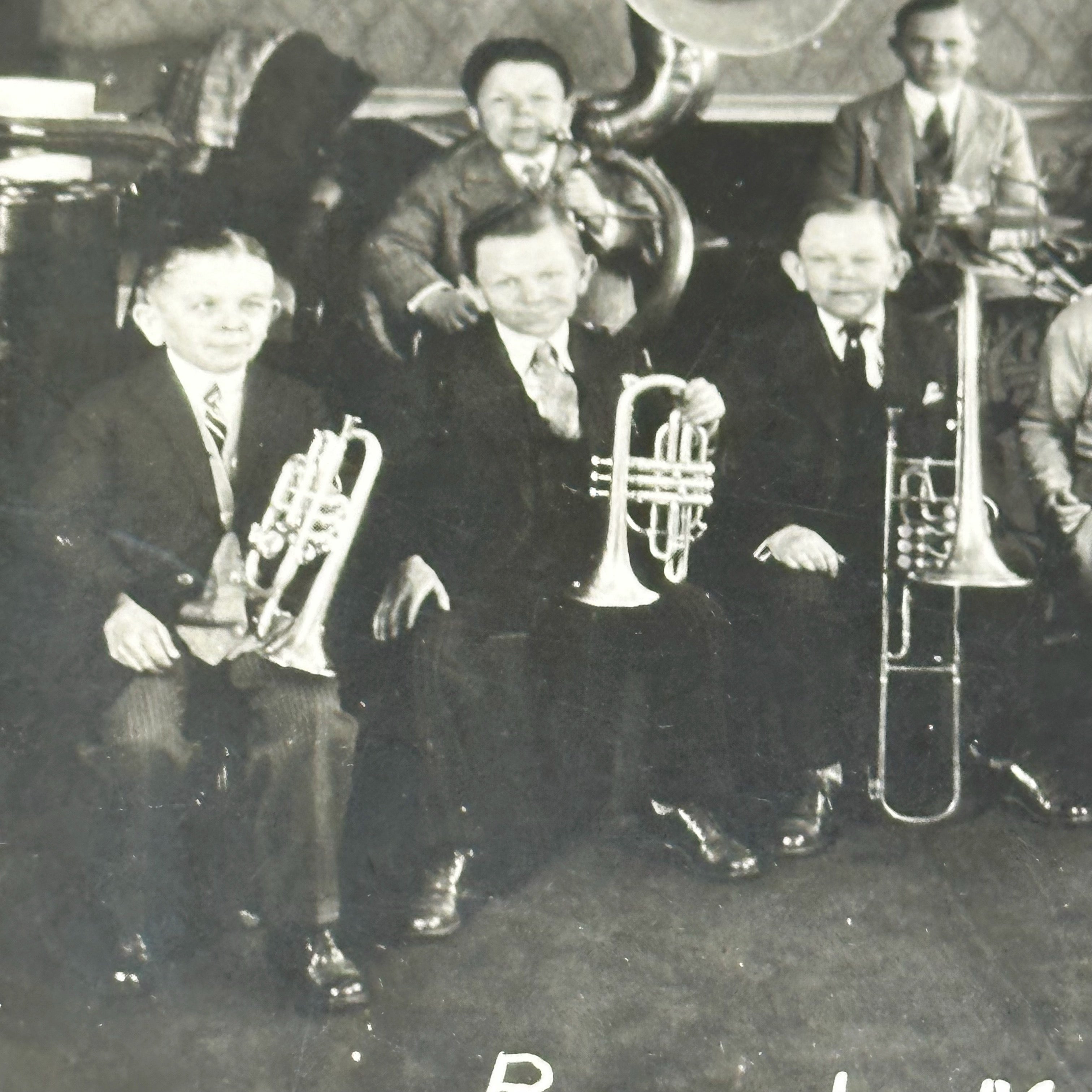 1920s RPPC of Singer’s Royal Midget Jazz Band | Unused