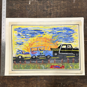 1980s Unusual Archive of 7th Grade Paintings | Price Is Per Painting