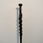 Reserved Antique Zulu Prestige Staff with Triple Twisted Snakes | South Africa