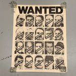 1970s Watergate Wanted Poster with Nixon Accomplices