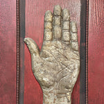 1920s Palm Reader Sign from Chicago - Early 1900s Antique Folk Art Palmistry Signs - Rare Occult Hand Crafted Advertising Art - 32 x 15