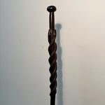 Reserved Antique Zulu Prestige Staff with Triple Twisted Snakes | South Africa