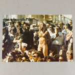 1970s Hippie Poster of Naked Anti-Vietnam Protester