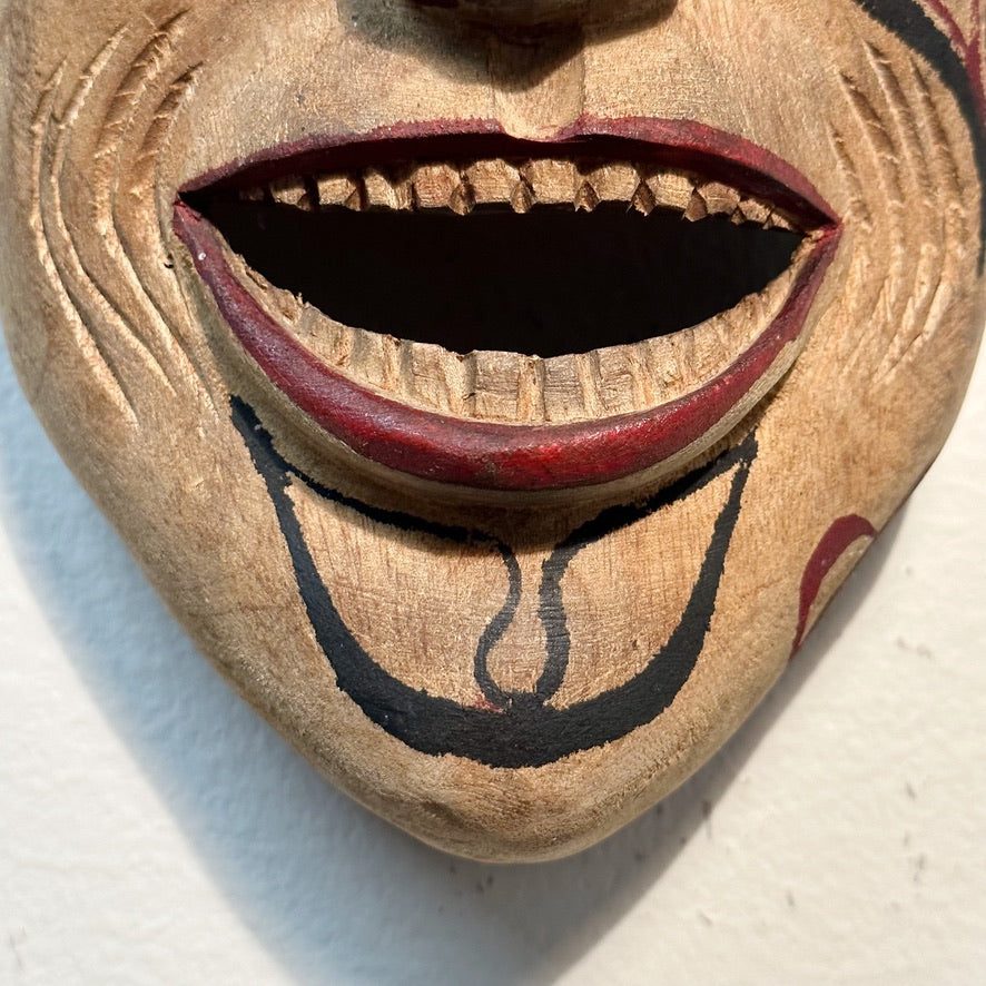 Early 1900s Northwestern Coast Shaman's Mask | Haida Tribe