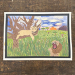 1980s Unusual Archive of 7th Grade Paintings | Price Is Per Painting