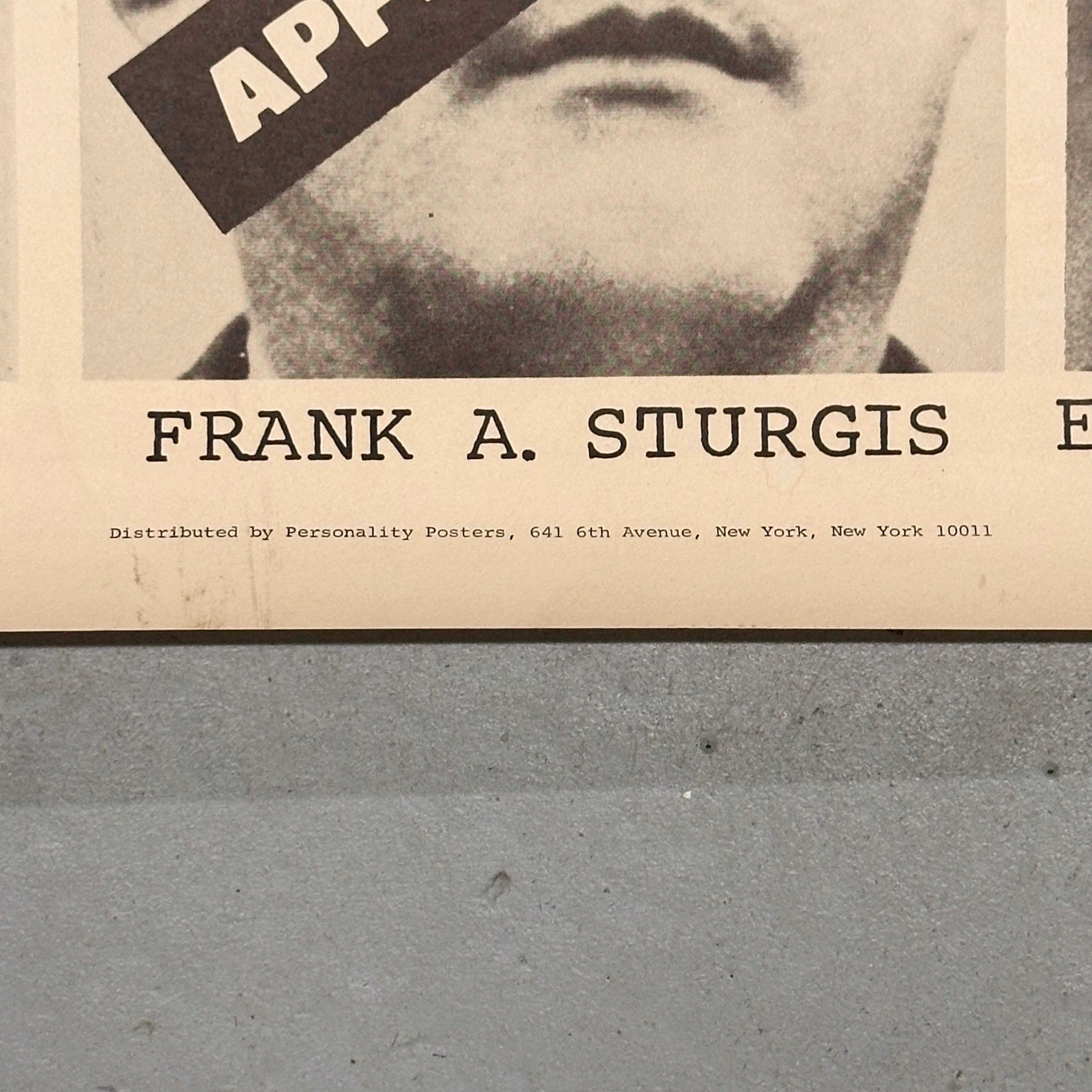 1970s Watergate Wanted Poster with Nixon Accomplices