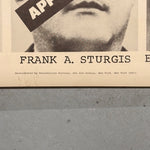 1970s Watergate Wanted Poster with Nixon Accomplices