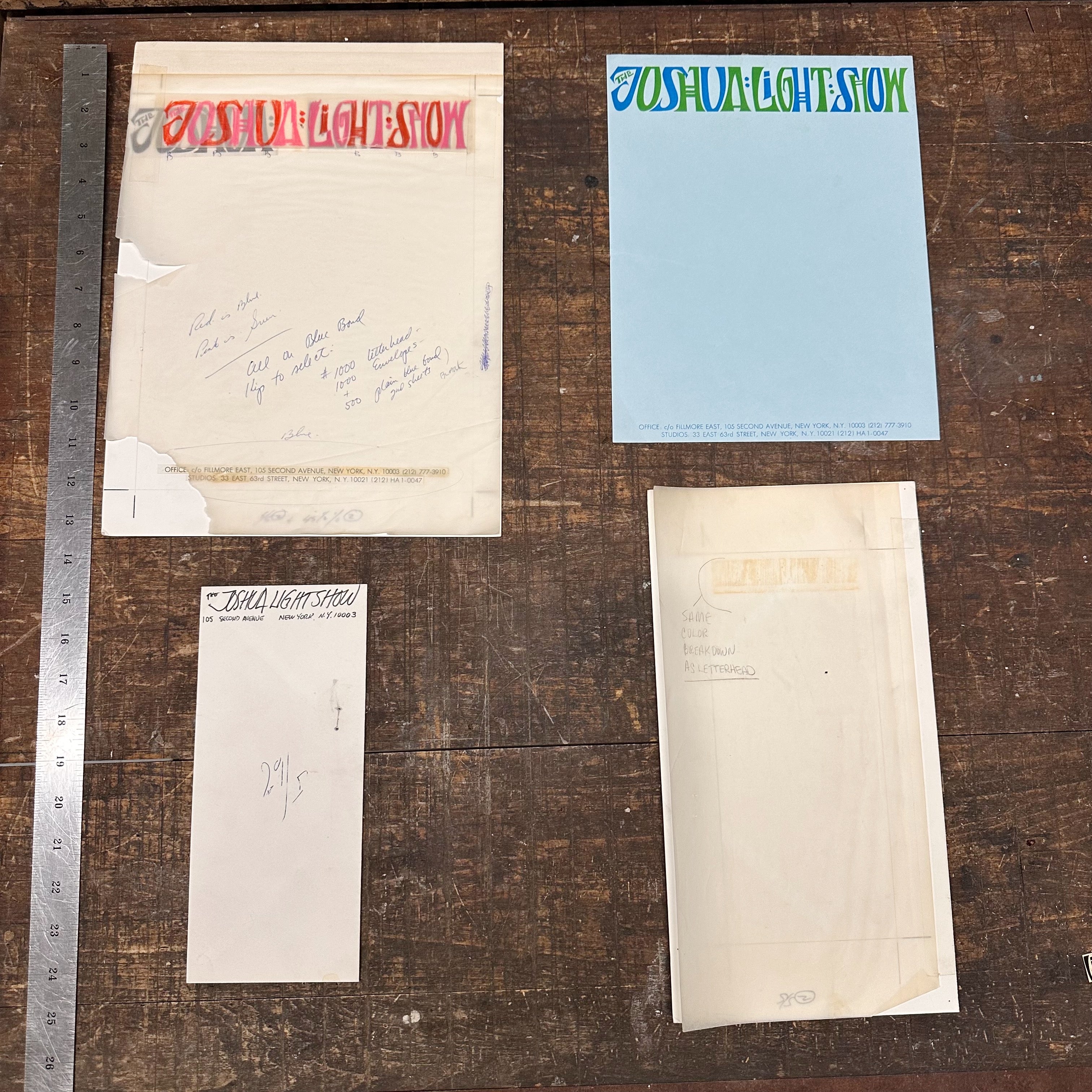 1960s Joshua Light Show Original Ephemera Archive