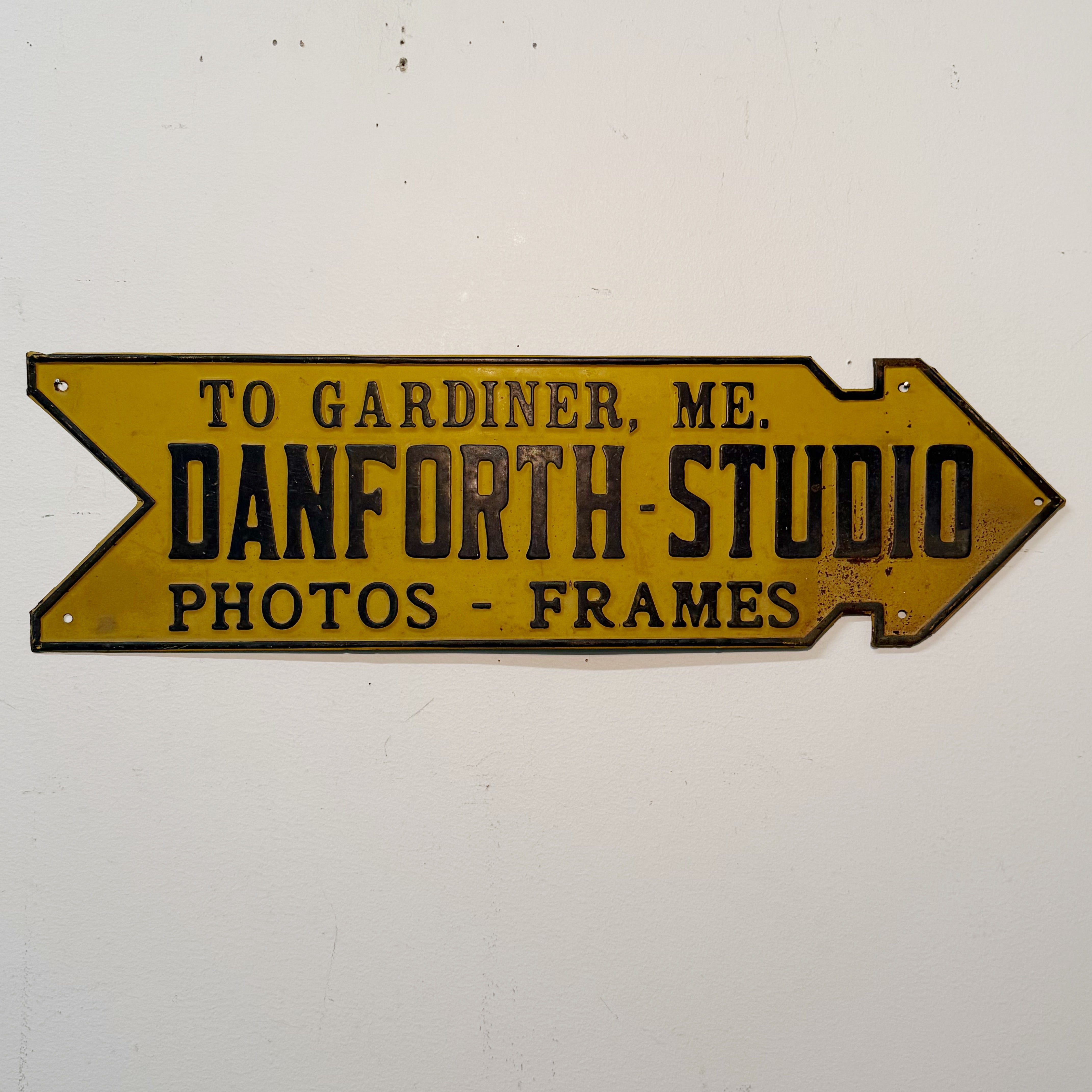 Antique Photography Studio Trade Sign | Early 1900s Maryland