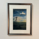 1970s Meir Pichhadze Original Surrealist Painting