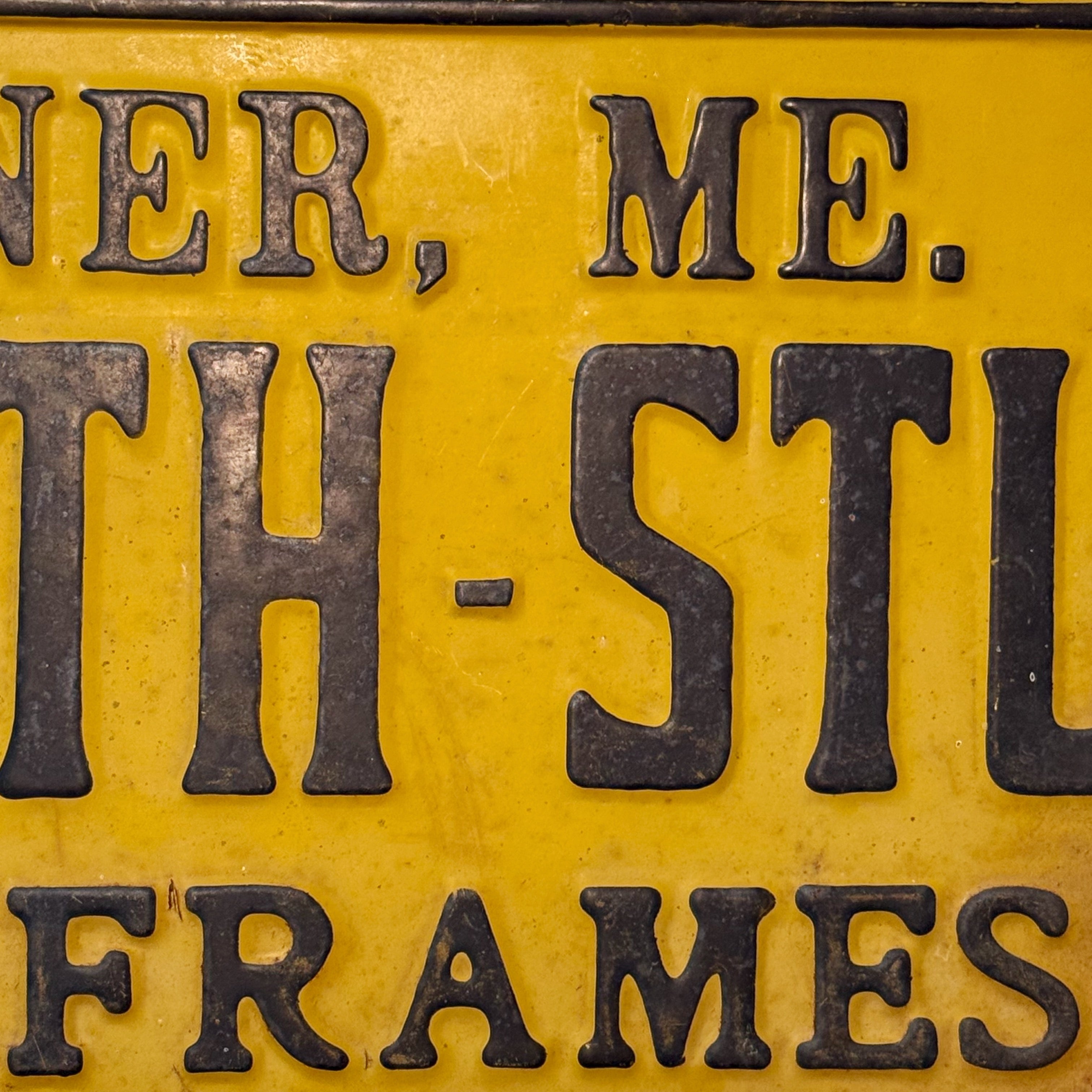 Antique Photography Studio Trade Sign | Early 1900s Maryland