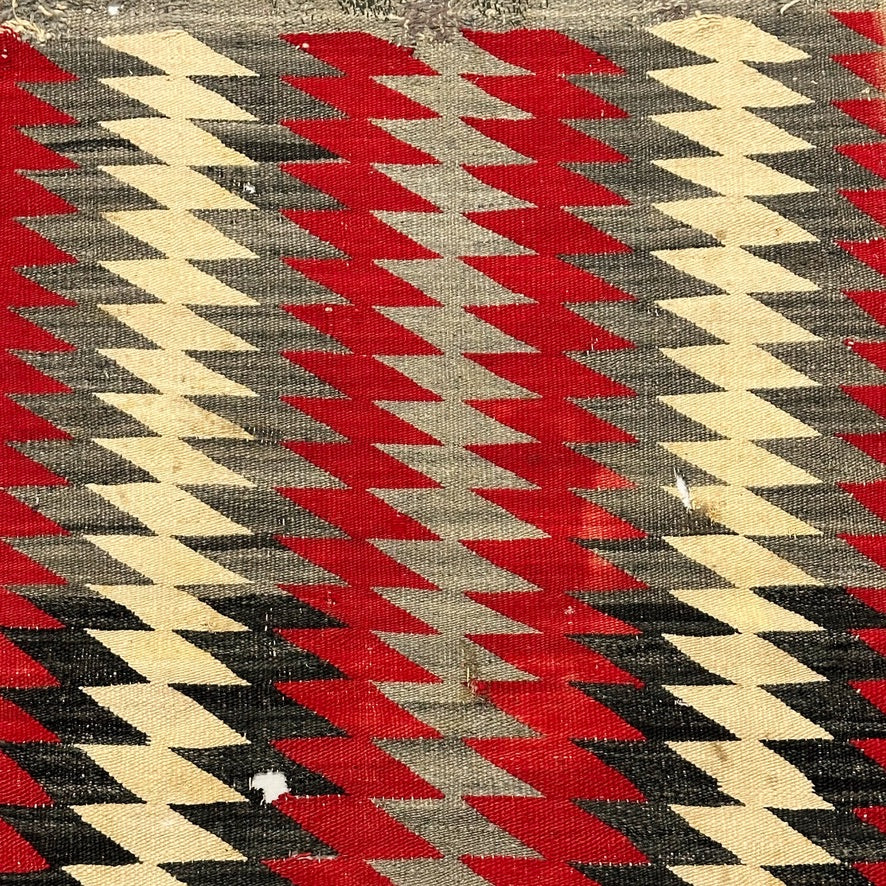 1940s Eye Dazzler Navajo Rug | 41" x 26"