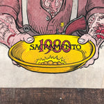 1980s Greg Irons Tattoo Convention Print on Fabric | 1980