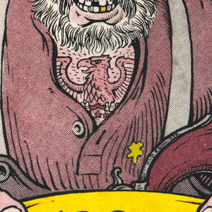 1980s Greg Irons Tattoo Convention Print on Fabric | 1980