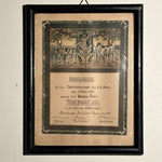 1920s Bicycle Racing First Place Lithograph Certificates