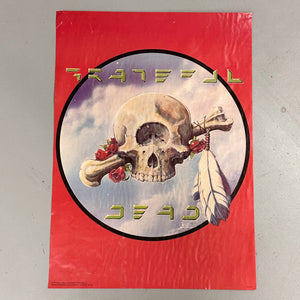 1970s Grateful Dead Poster of Cyclops Skull by Kelly & Mouse