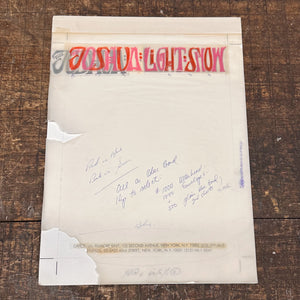 1960s Joshua Light Show Original Ephemera Archive