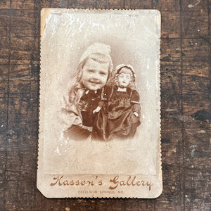Antique Interior Studio Photograph from Late 1800s Gallery