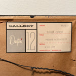 Vintage Robert Andres Woodcut Print | WPA Style