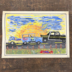 1980s Unusual Archive of 7th Grade Paintings | Price Is Per Painting