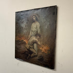 1920s Adomas Varnas Oil Painting | Attributed War Allegory