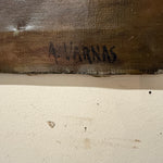 1920s Adomas Varnas Oil Painting | Attributed War Allegory