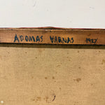 1920s Adomas Varnas Oil Painting | Attributed War Allegory