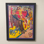 Jane in Vain Winkelman Outsider Art Painting on Paper | 1991