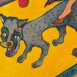Jane in Vain Winkelman Outsider Art Painting on Paper | 1991
