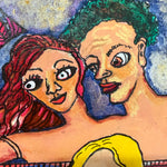 Jane in Vain Winkelman Outsider Art Painting on Paper | 1991