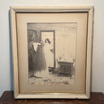 Antique Victorian Photograph of Woman with Floor-Length Hair