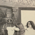 Antique Victorian Photograph of Woman with Floor-Length Hair