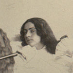 Antique Victorian Photograph of Woman with Floor-Length Hair