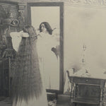Antique Victorian Photograph of Woman with Floor-Length Hair