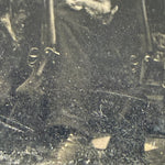 Antique Tintype Photograph of Hunting Party with Rifles and Rabbits