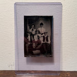 Antique Tintype Photograph of Victorian Drinking Party | 1880s