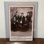 Antique Cabinet Card of Dog Smoking a Pipe | Wisconsin
