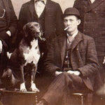 Antique Cabinet Card of Dog Smoking a Pipe | Wisconsin