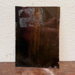 Antique Tintype of Man With Back to Camera in Group Portrait