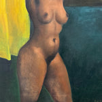 1930s Nude Painting of African American Woman | WPA Era |