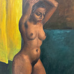 1930s Nude Painting of African American Woman | WPA Era |