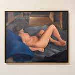 1930s Nude Painting of Reclining Woman | WPA Era
