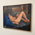 1930s Nude Painting of Reclining Woman | WPA Era