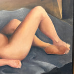1930s Nude Painting of Reclining Woman | WPA Era