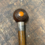 1930s Benzie of Cowes Sterling Silver Walking Cane | Bocce Ball Handle
