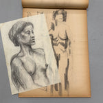 1950s Nude Figure Studies Sketchbook | Chicago Archive